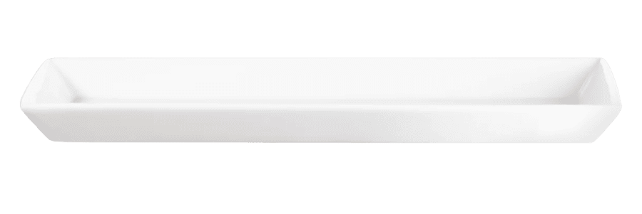 ASA - PETITE ASSIETTE RECTANGULAIRE BLANCHE